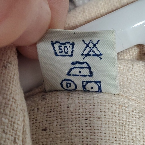 Artioli Mens Dress Shirt Size Large Beige Italy Long Sleeve Office Formal Luxury - Picture 6 of 11